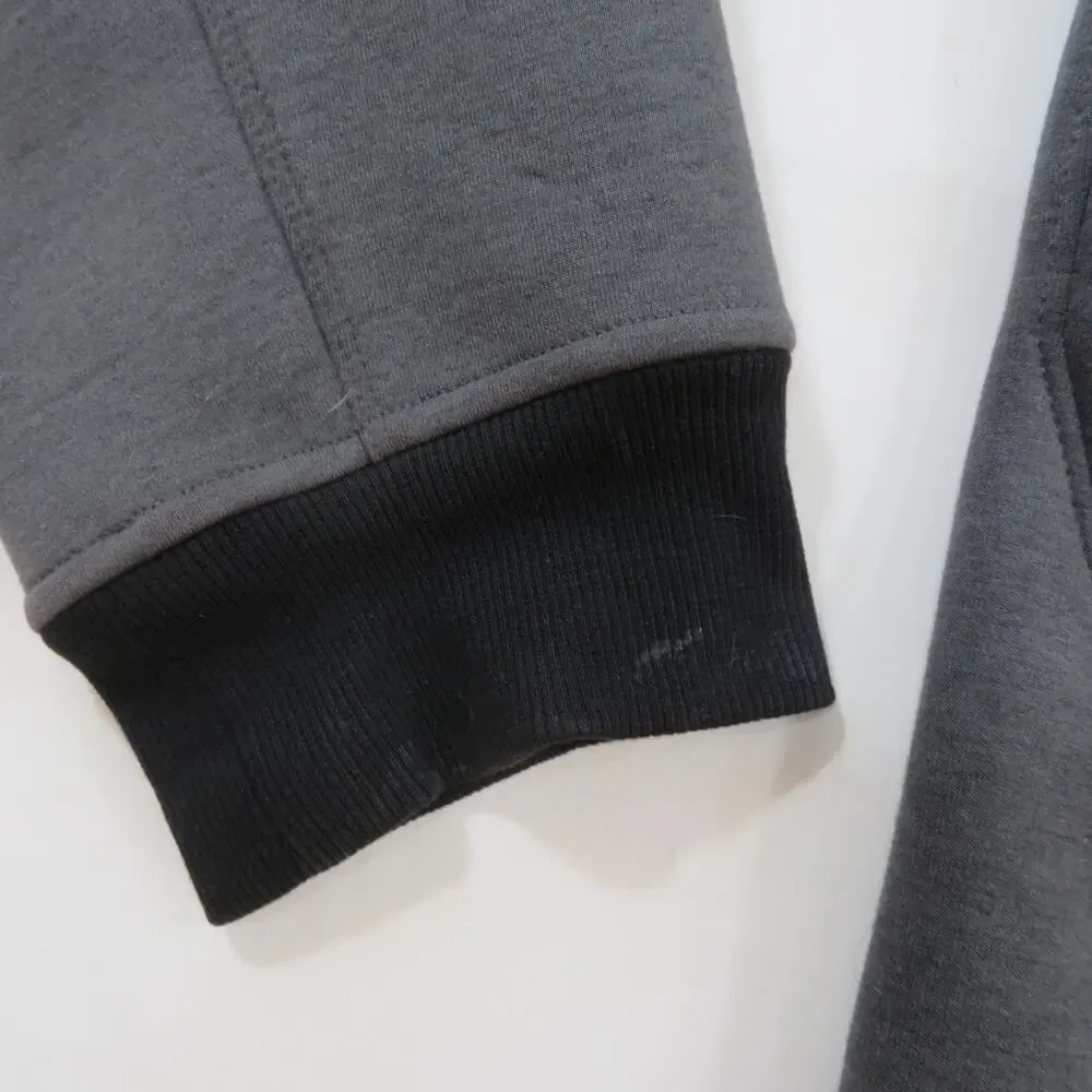 The North Face Mens Fleece Jacket Gray Zip Up Sz XL